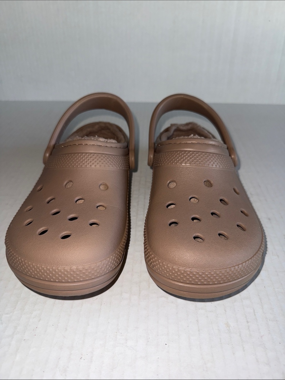Crocs Tan Classic Lined Clogs - Picture 7 of 11
